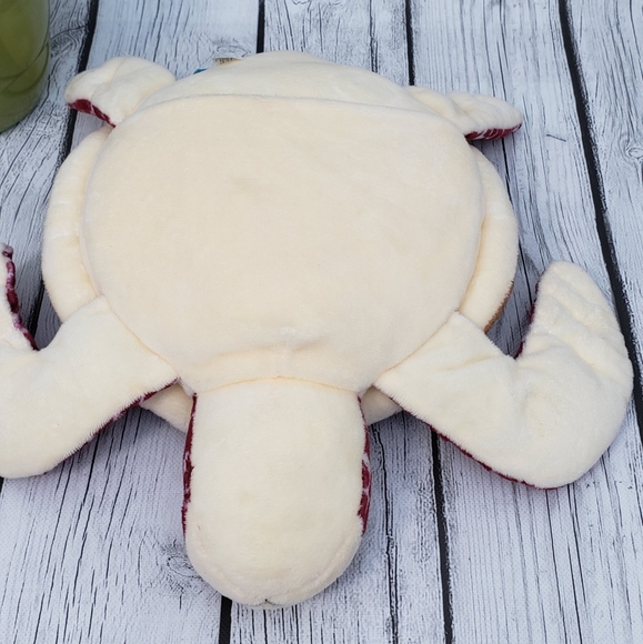 Loggerhead Life: "Luna" Turtle Plush Toy with Puppet Pocket - Picture 3 of 6